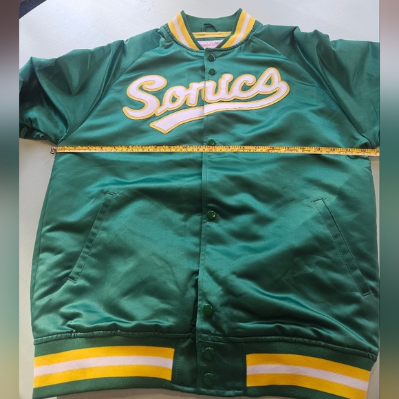 🔥M&N Seattle Supersonics satin jacket sz M - Picture 8 of 11